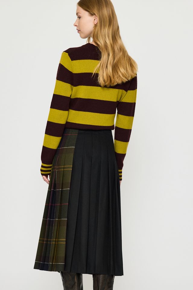 Barbour Marena Tartan Midi Skirt #5