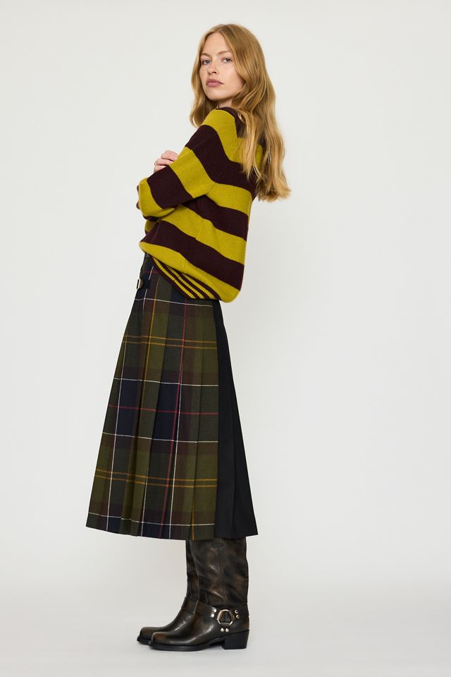 Barbour Marena Tartan Midi Skirt #1