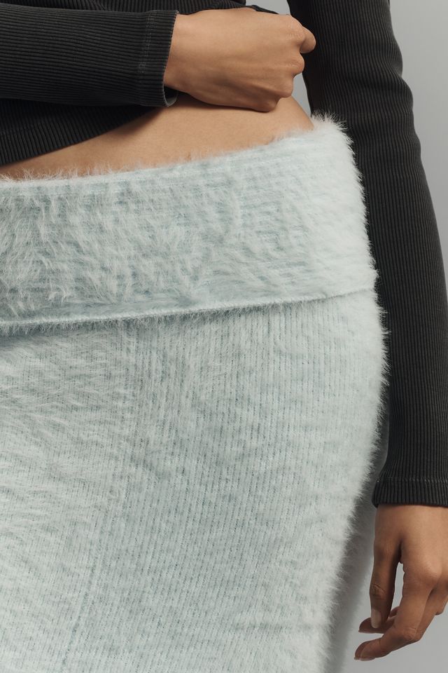 Jupe Midi en Maille à Taille Pliée Maeve #3