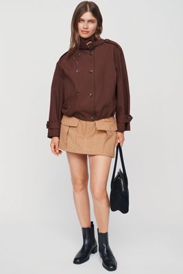 Maeve Houndstooth Mini Skort 