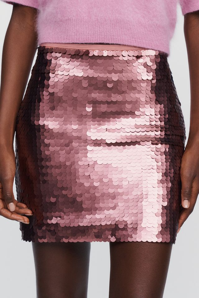 By Anthropologie Tilda Sequin Mini Skirt #1