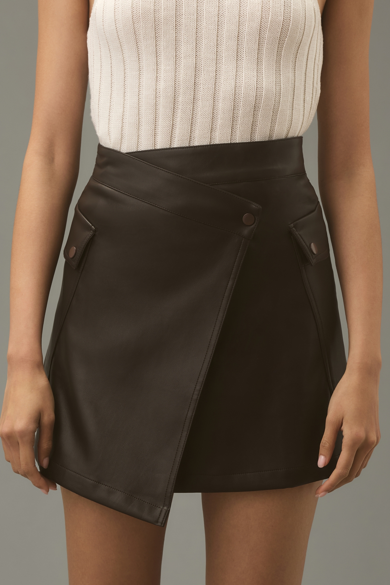 Bishop + Young Margarita Wrap Mini Skirt