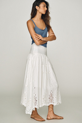Bishop + Young Sorrento Cotton Maxi Skirt | Anthropologie