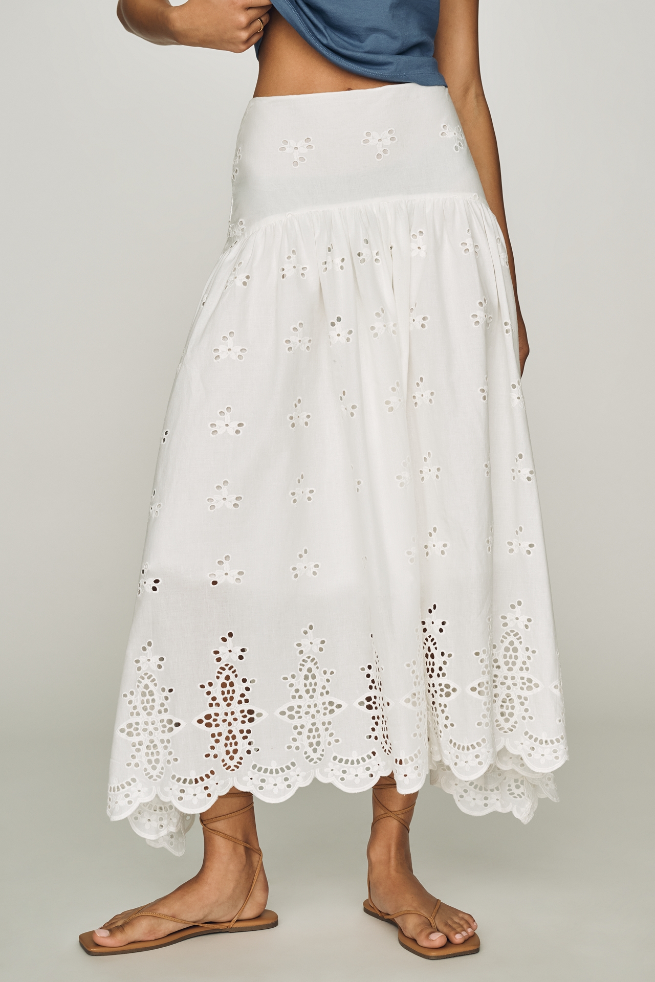 Bishop + Young Sorrento Cotton Maxi Skirt