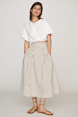 Bishop + Young Sorrento 100% Cotton Midi Skirt