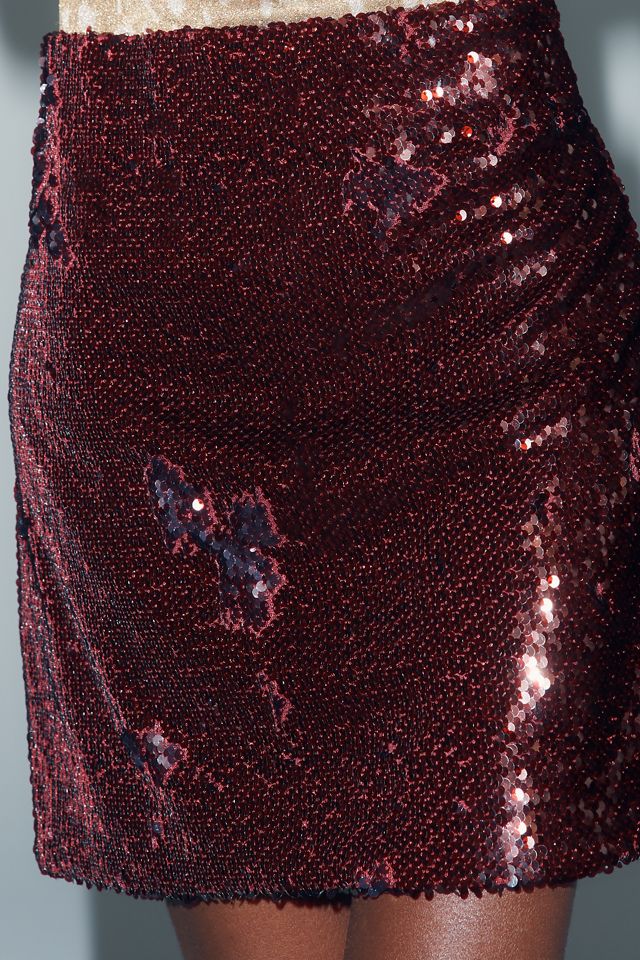 Bishop + Young Sequined Mini Skirt #3