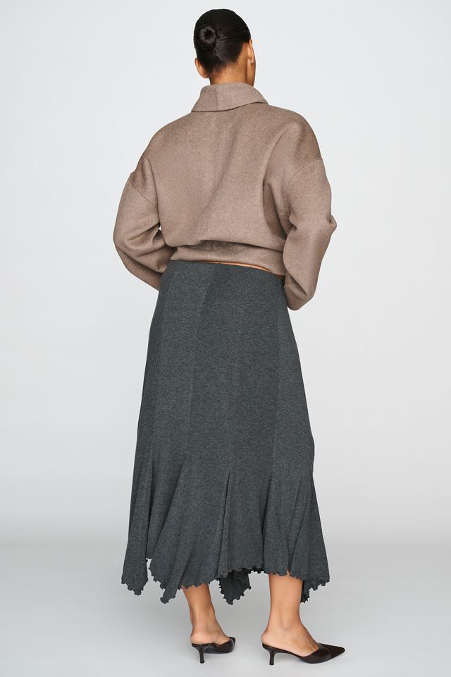 By Anthropologie Hanky-Hem Sweater Skirt #7