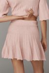 Maeve Ribbed Sweater Mini Skirt
