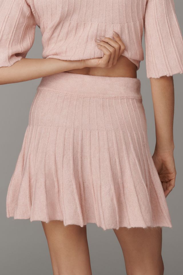 Maeve Ribbed Sweater Mini Skirt #2