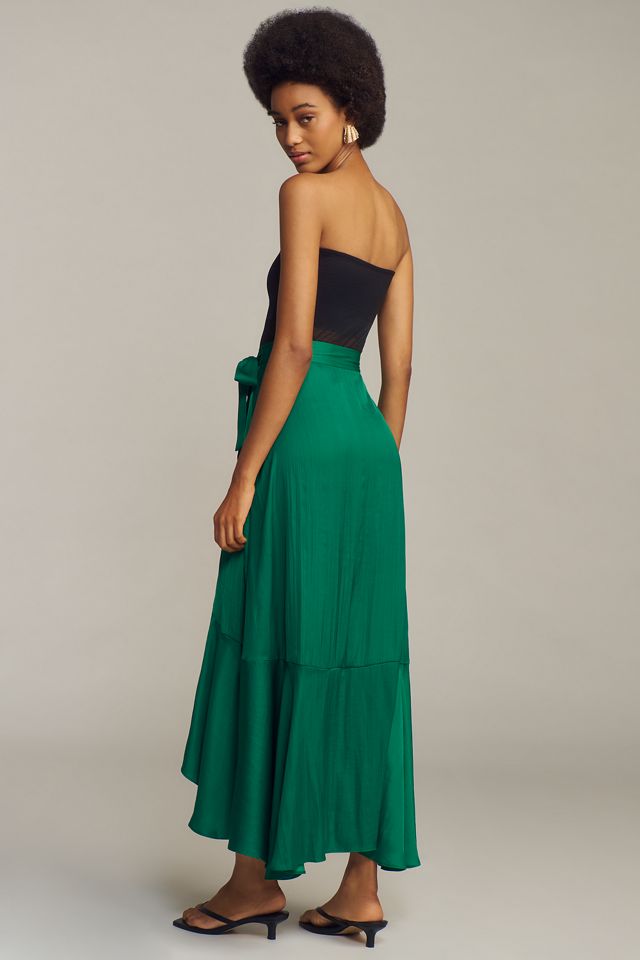 Maeve Ruffled Wrap Maxi Skirt #2