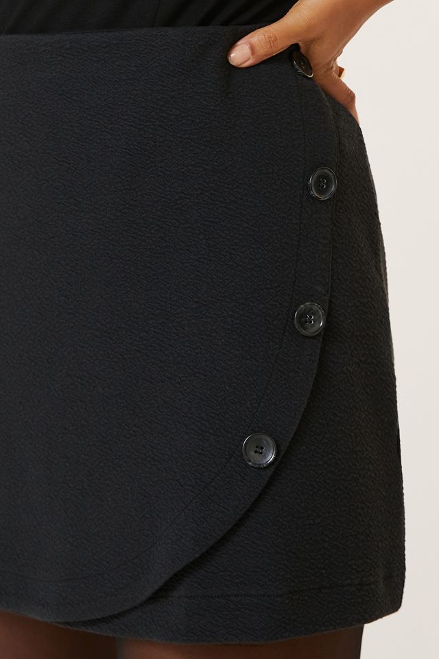 Maeve Knit Mini Wrap Skirt #6