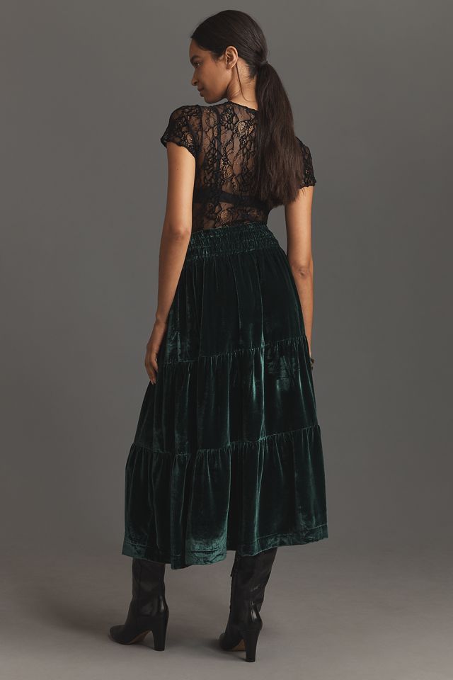 The Somerset Maxi Skirt: Nina Pace Velvet Edition #2