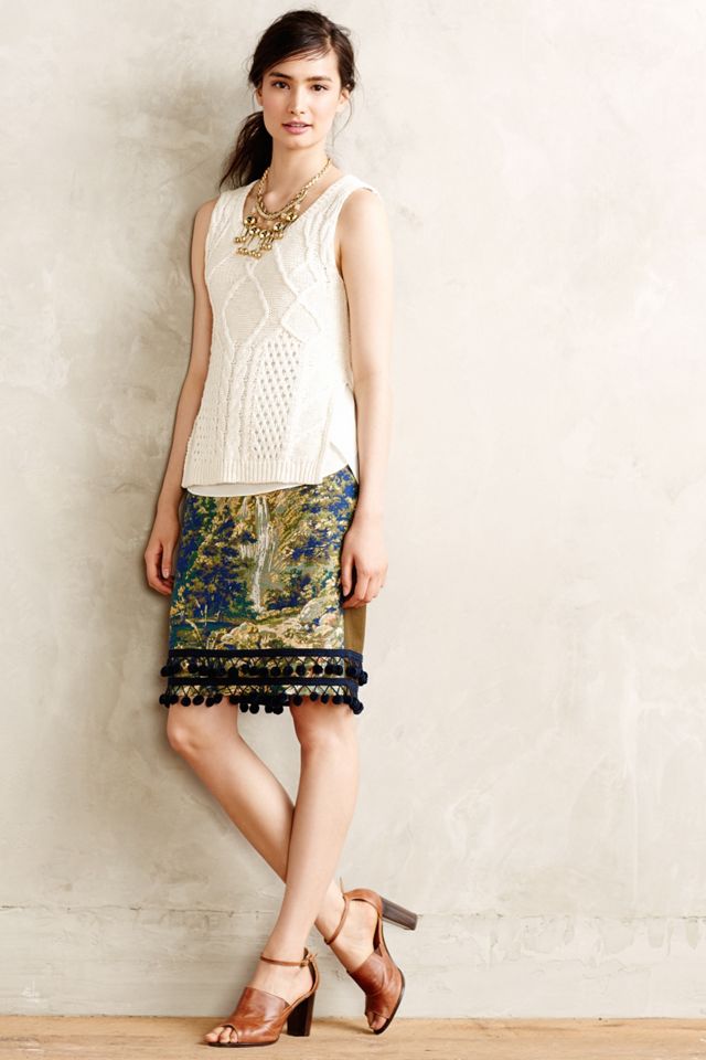 Pommed Pencil Skirt  #3