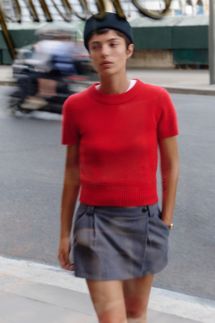 Maeve Chopped Trousers Mini Skort