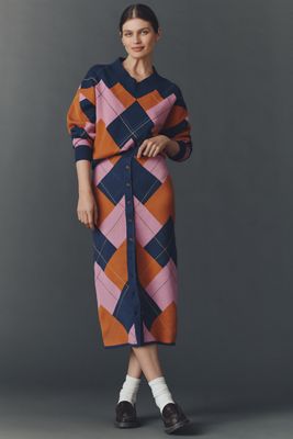 Maeve Arglye Knit Midi Skirt