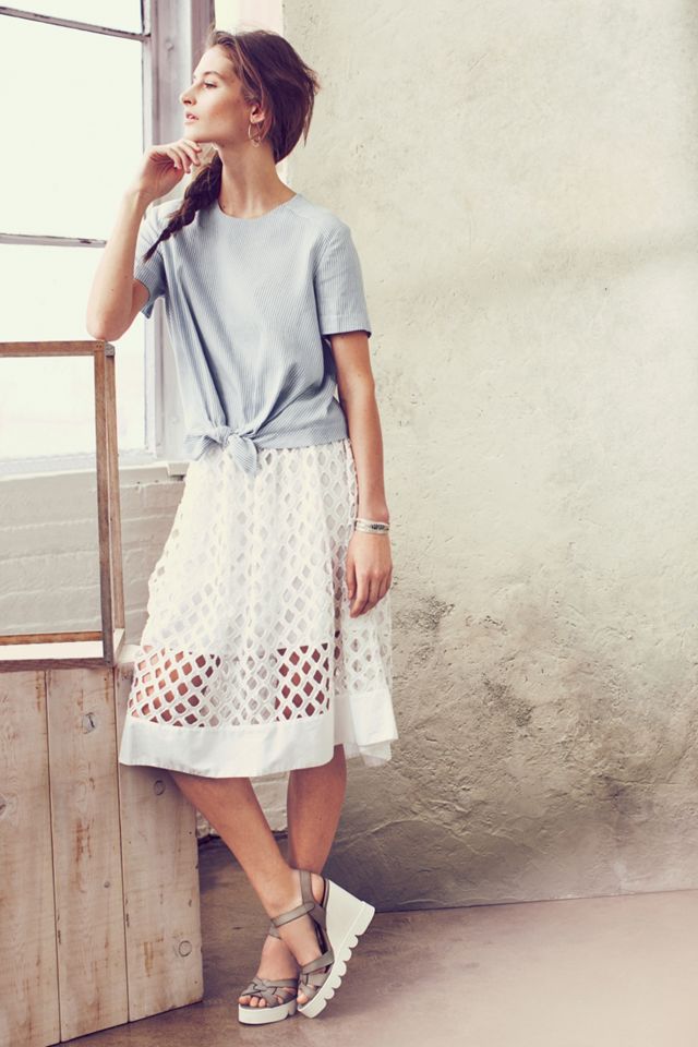 Eclipsed Eyelet Skirt #1