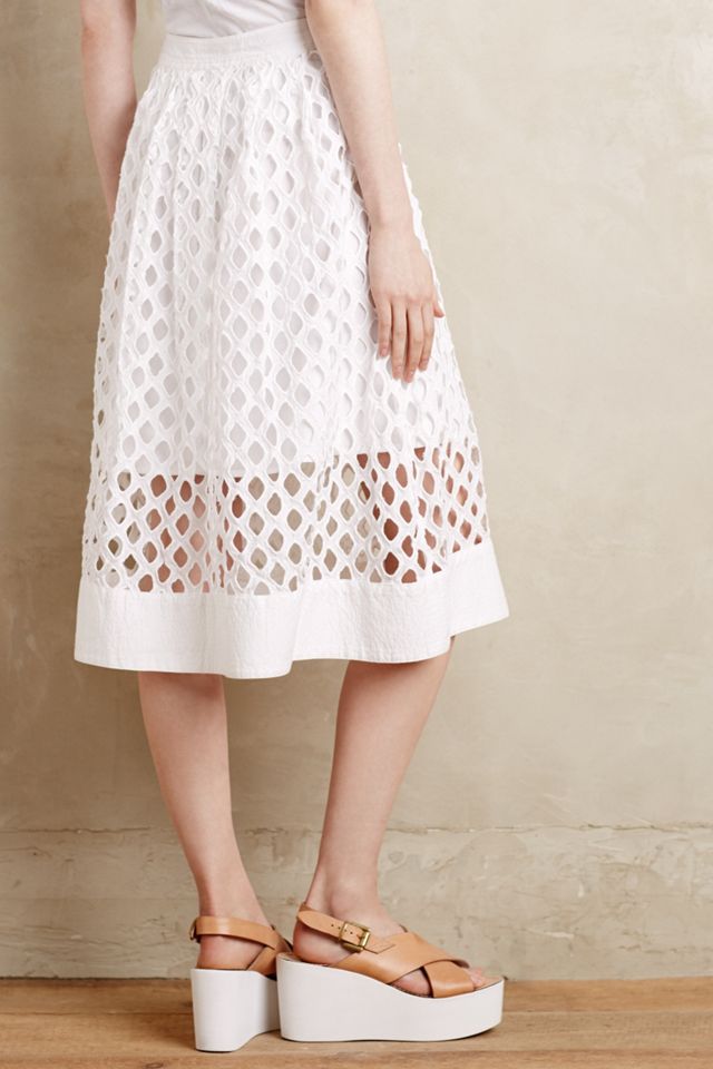 Eclipsed Eyelet Skirt #2
