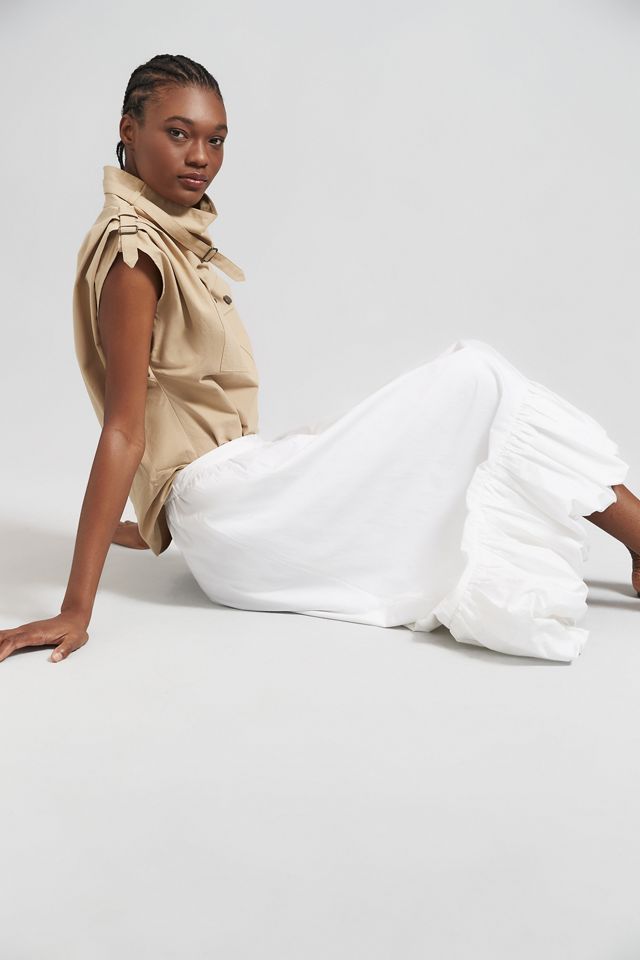By Anthropologie High-Low Bubble Skirt #4