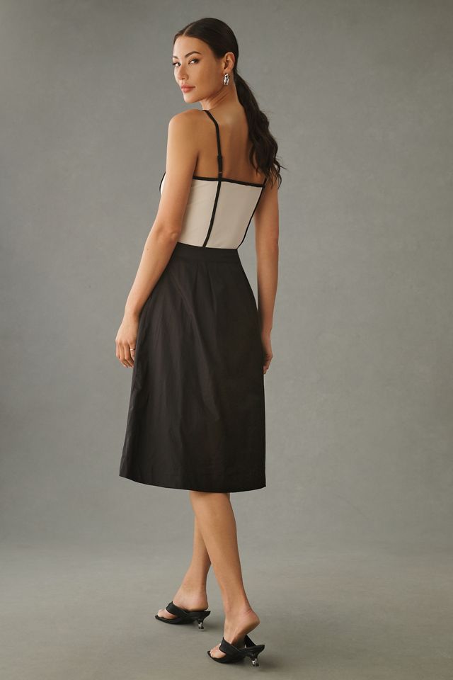 By Anthropologie Pleated Trouser Skirt #1