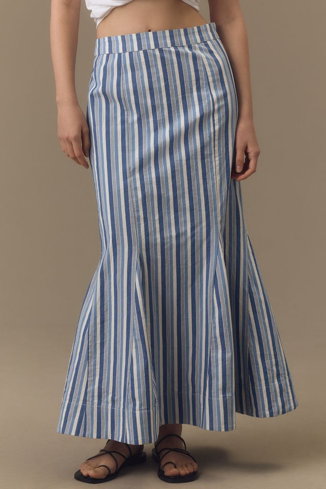 Maeve Seamed Mermaid Maxi Skirt #1