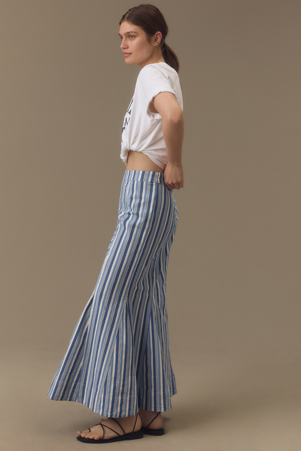 Maeve Seamed Mermaid Maxi Skirt