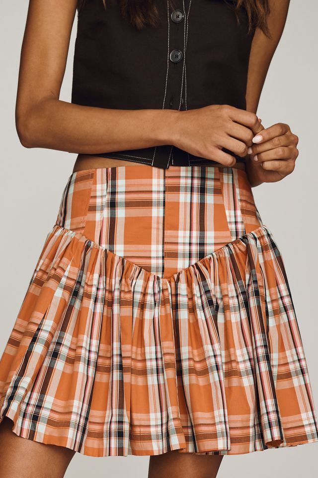 Maeve Basque-Waist Mini Skort #1