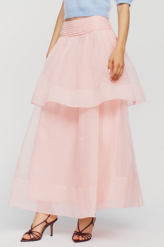 By Anthropologie Tiered Maxi Skirt #1