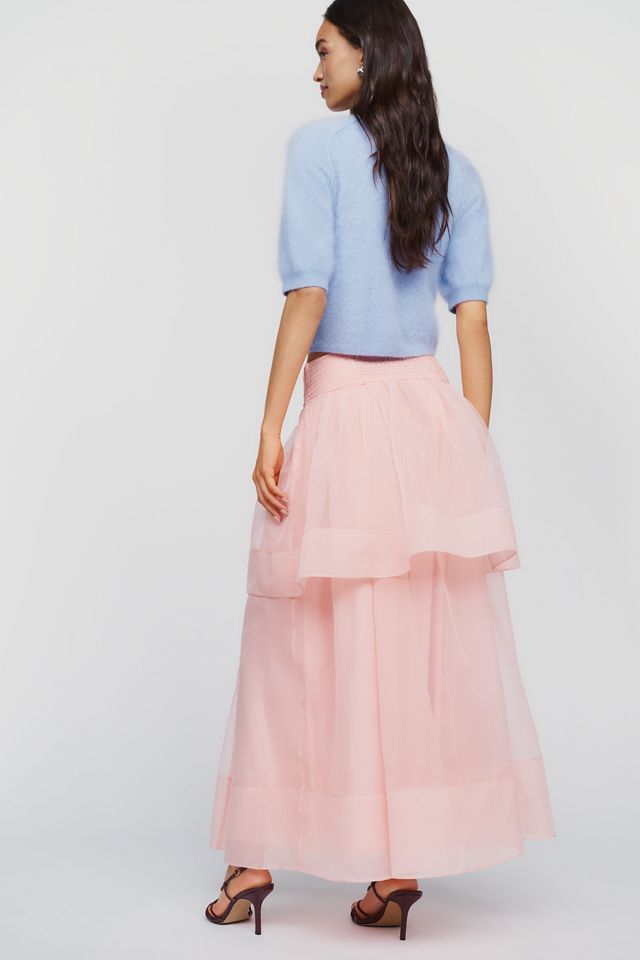 By Anthropologie Tiered Maxi Skirt #4