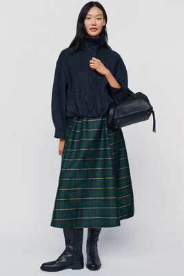 Maeve Hallie Pull On Midi Skirt by Anthropologie