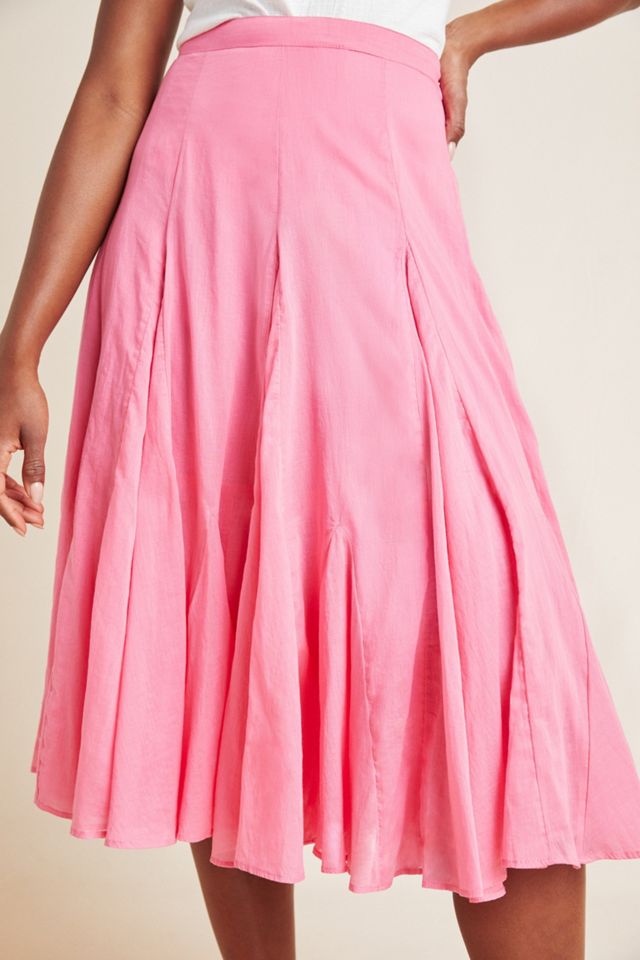 Maeve Arielle Flounced Midi Skirt #1