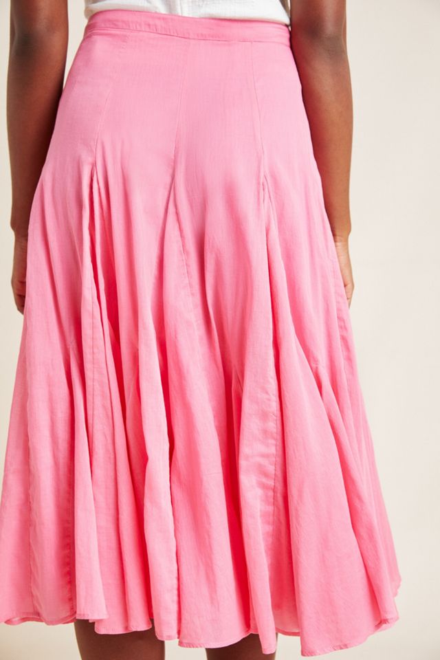 Maeve Arielle Flounced Midi Skirt #2