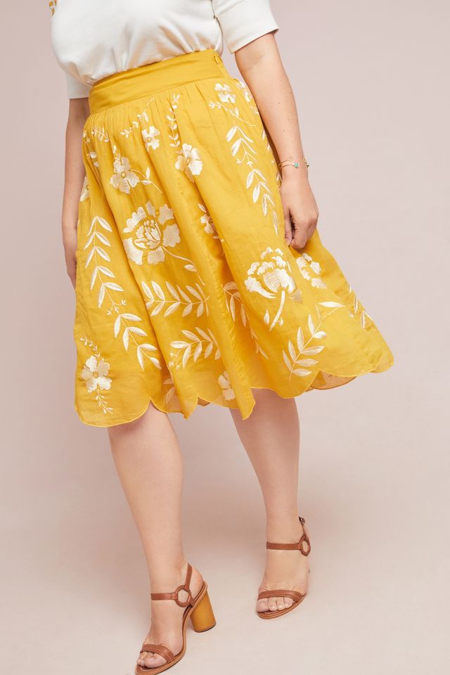 Vineland embroidered skirt hotsell