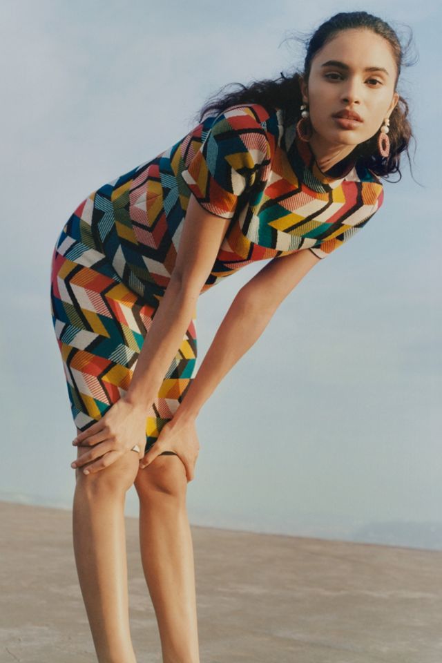 Geometric Pencil Skirt #5