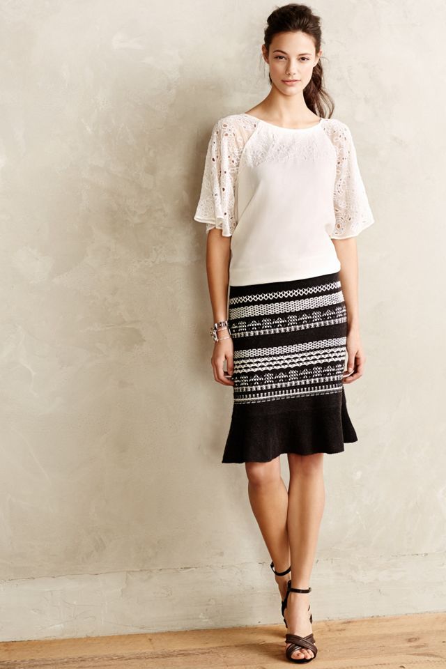 Mavis Knit Pencil Skirt  #2