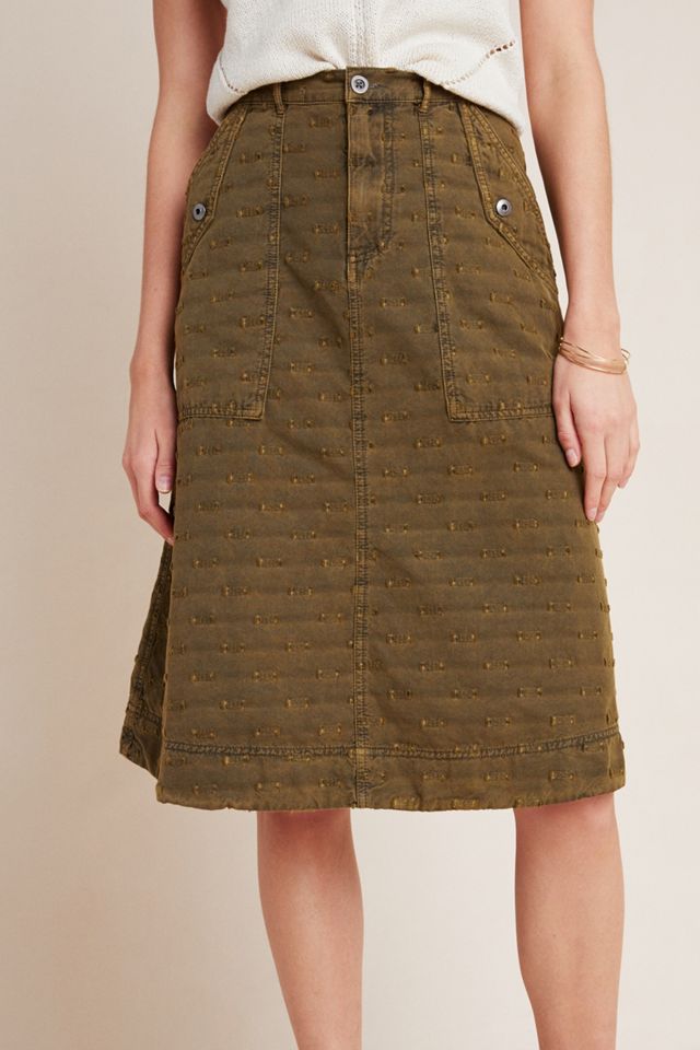 Aubrey Textured Utility Skirt #3