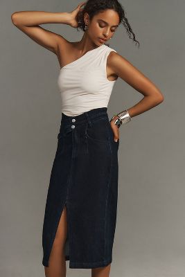 Women s Denim Skirts Anthropologie