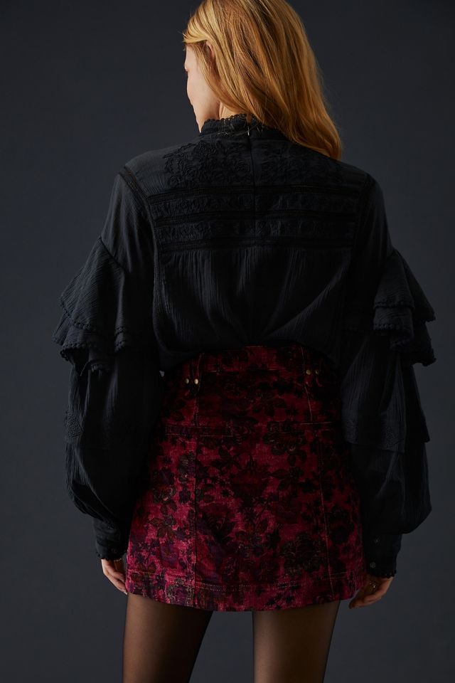 Pilcro Corduroy Mini Skirt #4