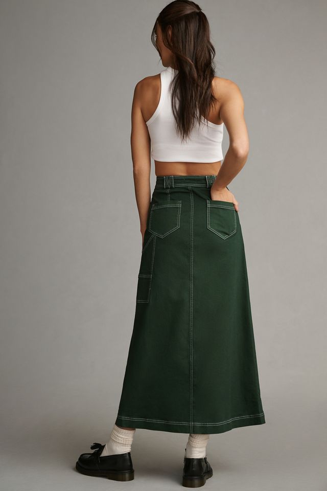 Pilcro Carpenter Maxi Skirt | Anthropologie display picture 1