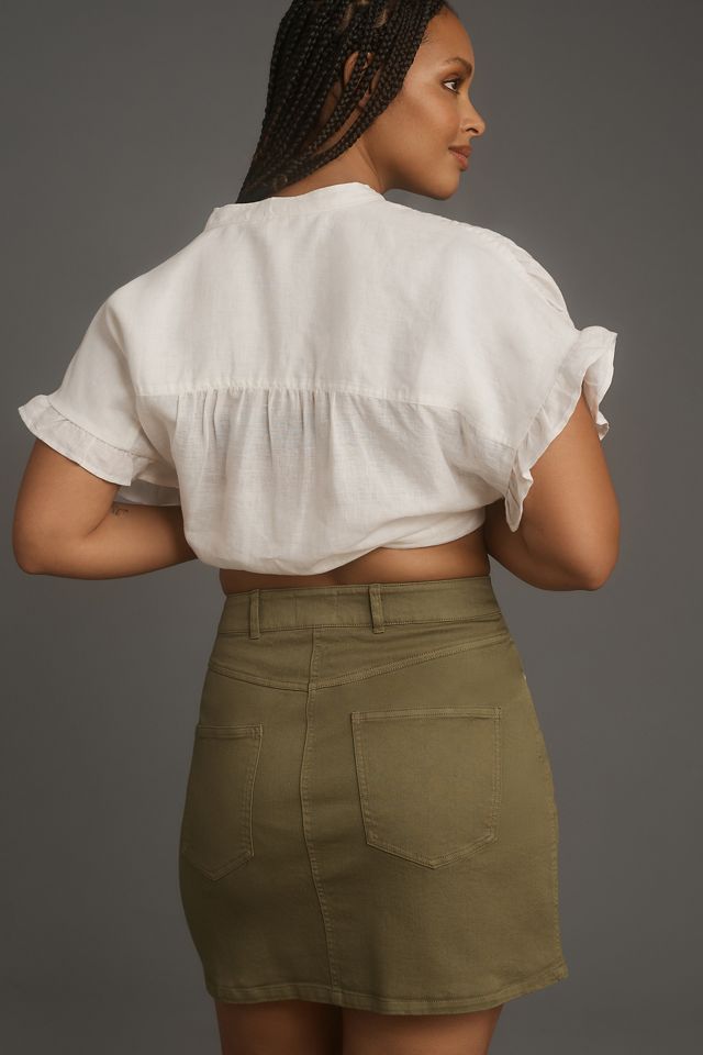 Pilcro Denim Mini Skirt #7