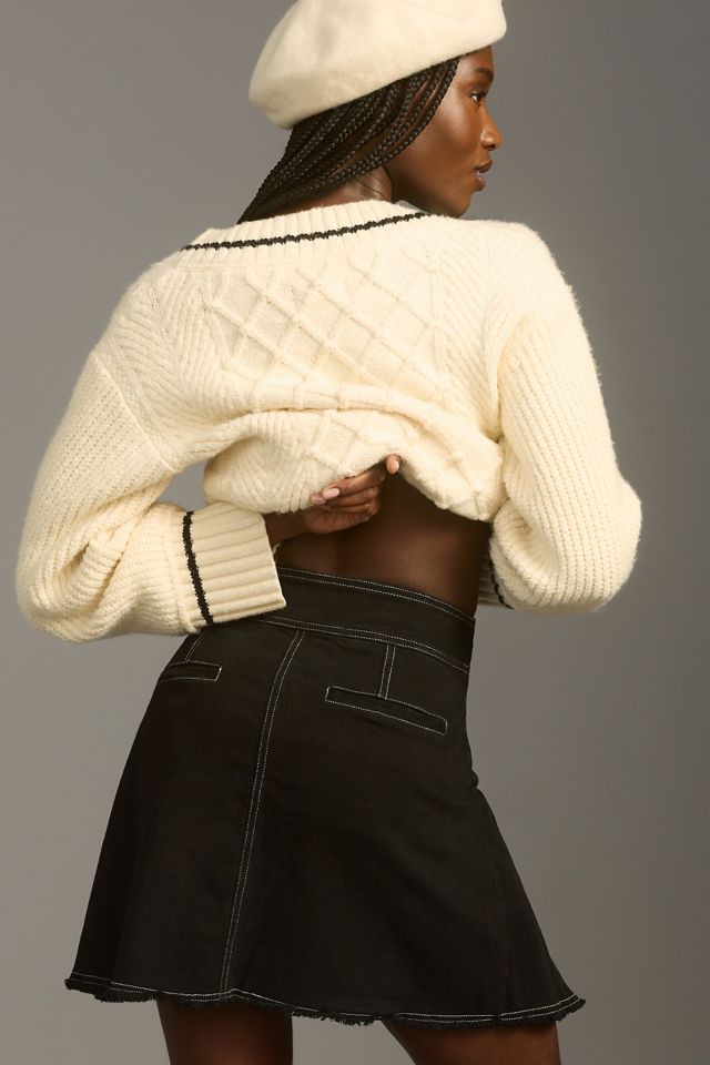 Pilcro Surplice Pleated Kilt Mini Skirt #3