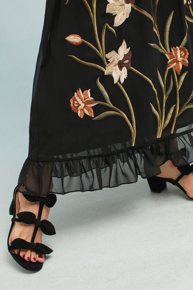 Flounced Floral Maxi Skirt #2