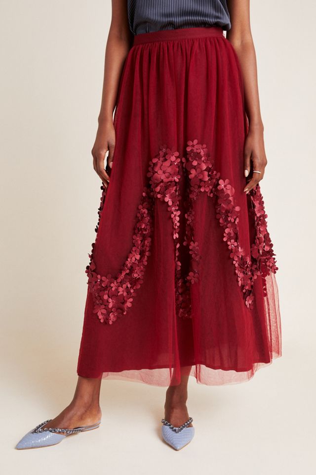 Benita Tulle Midi Skirt #1