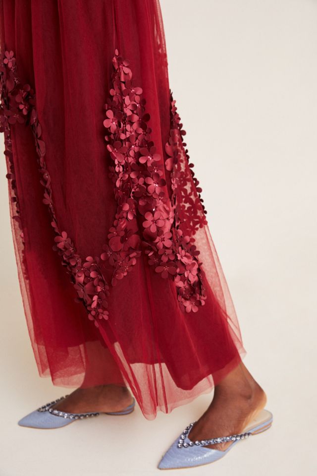 Benita Tulle Midi Skirt #3