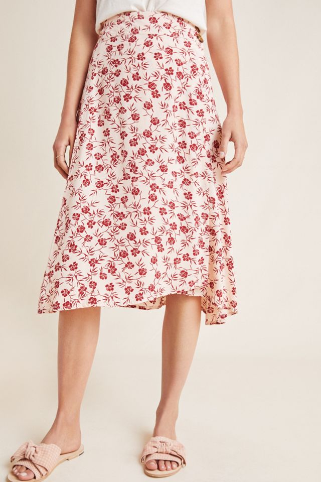 Faithfull Valois Floral Wrap Skirt #1