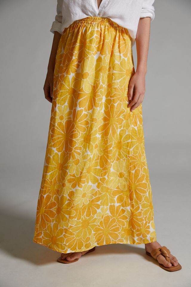 Faithfull Linen Maxi Skirt #1