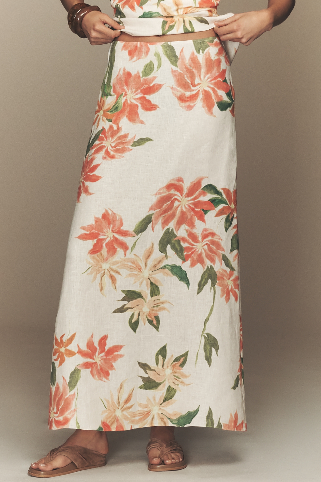 Faithfull The Brand Prieto Linen Maxi Skirt