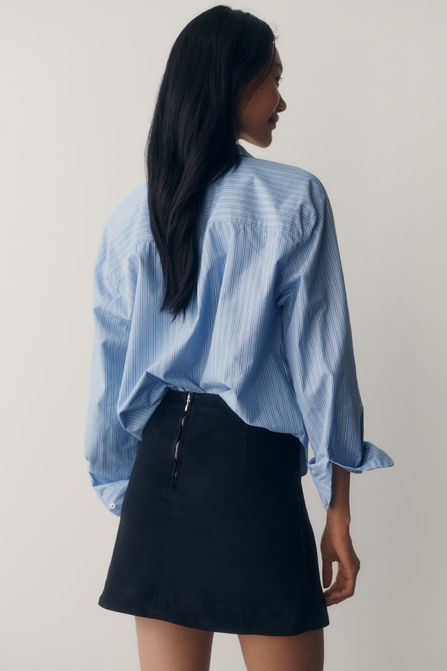 Maeve Front-Slit Mini Skirt #2