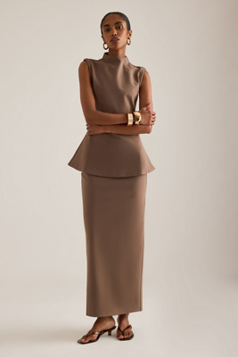 Odd Muse Slim Maxi Skirt