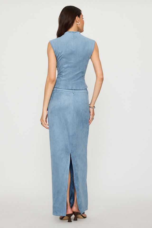 Jupe crayon maxi en faux-daim Odd Muse #5
