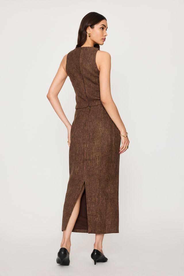 Odd Muse Tweed Midi Bleistiftrock #4